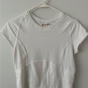 We The Free Classic White Short Sleeve Tee